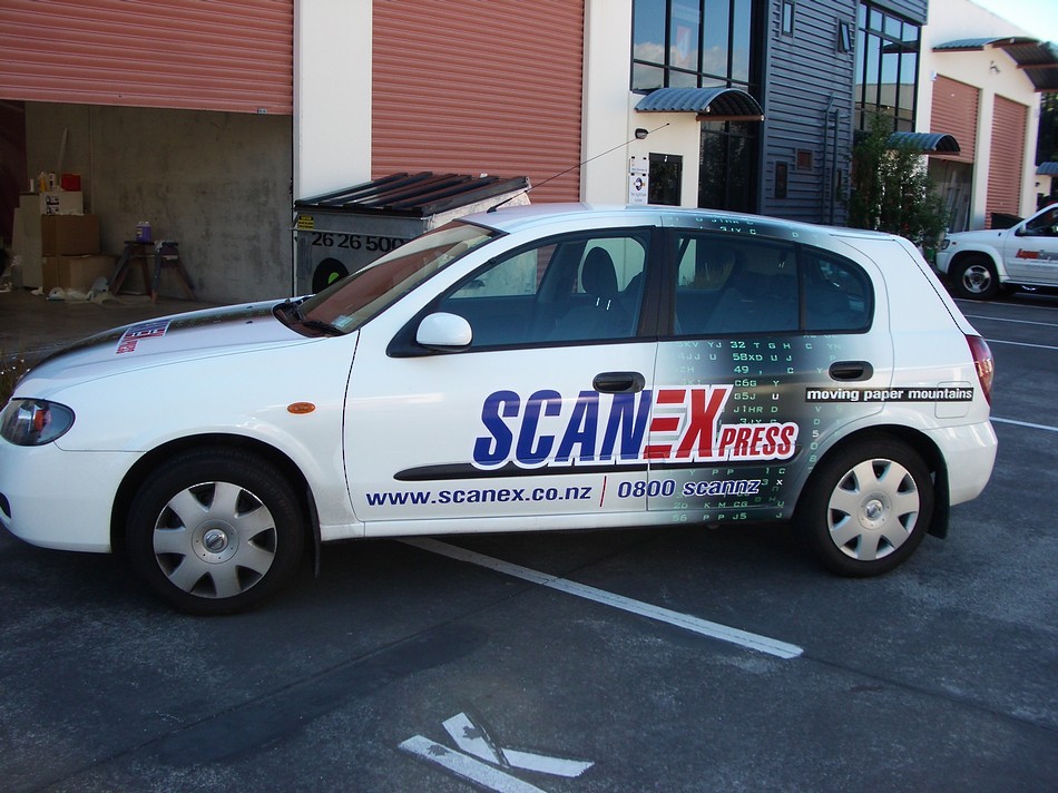Scanex Press Branded Car